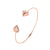 Copper Plating Geometric Artificial Gemstones Copper Bracelets