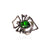Minimalist Spider Alloy Plating No Inlaid Women'S