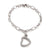 Fashion Heart Titanium Steel 18K Gold Plated No Inlaid Bracelets In Bulk