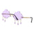 New Fashion Minimalist Pendant Cloud Sunglasses