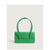 New Casual Fashion Oil Leather Solid Color Shoulder Tote Bag