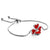 Red Heart-Shaped Stainless Steel Bracelet