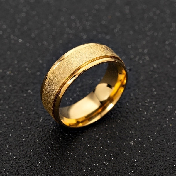 Fashion Geometric Stainless Steel No Inlaid Stainless Steel Rings