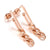 Fashion Geometric Plating Stainless Steel No Inlaid 18K Gold Plated Earrings
