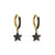 Fashion Heart Plating Copper Zircon Copper Earrings