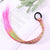 Fashion Children'S Colored Hair Rope Colorful Gradient Wig Twist Braid Rubber Band Hair Tie