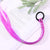 Fashion Children'S Colored Hair Rope Colorful Gradient Wig Twist Braid Rubber Band Hair Tie