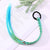 Fashion Children'S Colored Hair Rope Colorful Gradient Wig Twist Braid Rubber Band Hair Tie
