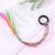 Fashion Children'S Colored Hair Rope Colorful Gradient Wig Twist Braid Rubber Band Hair Tie