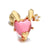 Animal Brass Gem Copper Earrings