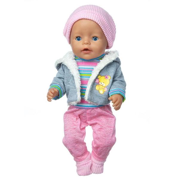 New Winter Plush Sweater Thick Coat American Girl Doll Clothes