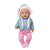 New Winter Plush Sweater Thick Coat American Girl Doll Clothes