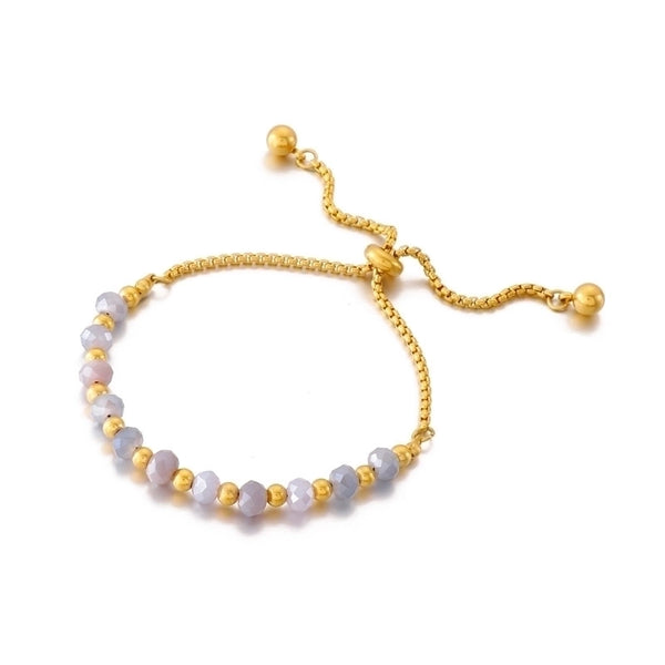Fashion Geometric Titanium Steel 18K Gold Plated Bracelets In Bulk