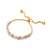 Fashion Geometric Titanium Steel 18K Gold Plated Bracelets In Bulk