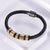 Retro 304 Stainless Steel No Inlaid 18K Gold Plated Men'S