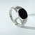 Men'S Fashion Geometric Drip Glossy Thick Alloy Ring