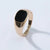 Men'S Fashion Geometric Drip Glossy Thick Alloy Ring