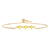 Fashion Copper Plating 18K Gold Zircon Dripping Oil Fatima Hand Adjustable Bracelet