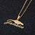 Fashion Geometric Stainless Steel Plating None 18K Gold Plated Unisex Necklace