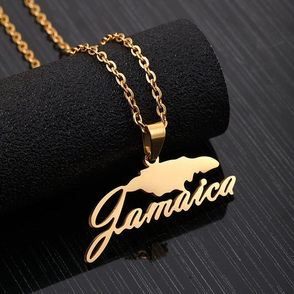 Fashion Geometric Stainless Steel Plating None 18K Gold Plated Unisex Necklace