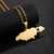 Fashion Geometric Stainless Steel Plating None 18K Gold Plated Unisex Necklace