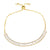 Fashion Simple Colorful Zircon Inlaid Copper Bracelet