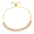 Fashion Simple Colorful Zircon Inlaid Copper Bracelet