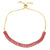 Fashion Simple Colorful Zircon Inlaid Copper Bracelet