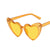 Heart-Shaped Frame Sunglasses New Fashion Sunglasses Fluorescent Sunglasses