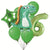Birthday Dinosaur Number Star Aluminum Film Party Balloon