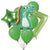 Birthday Dinosaur Number Star Aluminum Film Party Balloon