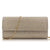 Black Gold Apricot Satin Solid Color Square Evening Bags