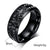 Minimalist Heart Shape Titanium Steel Rings Inlay Zircon Stainless Steel Rings