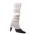 Women'S Fashion Stripe Solid Color Acrylic Jacquard Over The Knee Socks