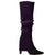 Women'S Fashion Stripe Solid Color Acrylic Jacquard Over The Knee Socks