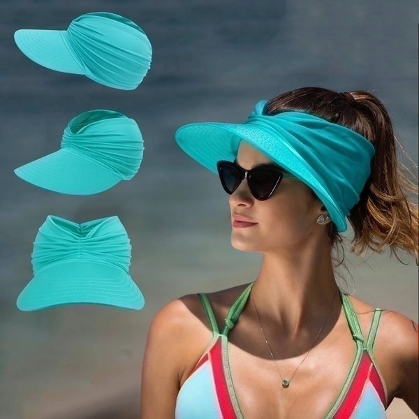 Women'S Fashion Solid Color Wide Eaves Sun Hat