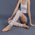Women'S Fashion Stripe Solid Color Acrylic Jacquard Over The Knee Socks