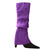 Women'S Fashion Stripe Solid Color Acrylic Jacquard Over The Knee Socks