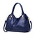 Women'S Large Pu Leather Solid Color Fashion Square Zipper Crossbody Bag