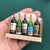 Cute Cartoon Mini Red Wine Fruit 3D Wooden Refrigerator Magnets Decoration