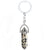 Retro Geometric Alloy Plating Natural Stone Women'S Bag Pendant Keychain
