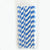 100 Pieces Birthday Fashion Stripe Paper Straw 1 Piece