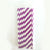 100 Pieces Birthday Fashion Stripe Paper Straw 1 Piece