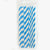 100 Pieces Birthday Fashion Stripe Paper Straw 1 Piece