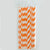 100 Pieces Birthday Fashion Stripe Paper Straw 1 Piece