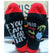 Christmas Fashion Unisex Letter Color Block Cotton Jacquard Crew Socks