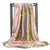 Women'S Elegant Retro Rose Flower Polyester Printing Silk Scarf