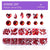 Fashion Candy Bottoming Drill Nail Decoration Accessories 1 Set