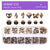 Fashion Candy Bottoming Drill Nail Decoration Accessories 1 Set