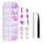 Fashion Candy Bottoming Drill Nail Decoration Accessories 1 Set